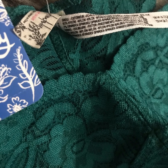 New Free People Galloon Lace Racerback Bralette - Picture 5 of 5